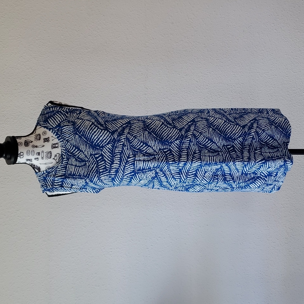 Hourglass Lily Blue & White Tank Dress S/M